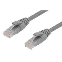 0.25m Cat 5E RJ45 - RJ45 Network Cable - Grey