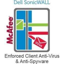 Enforced Client Anti-Virus & Anti-Spyware McAfee Secure Upgrade Plus 10 User 1-Year