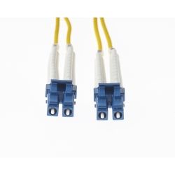 0.5m LC Flexi Boot - LC Flexi Boot OS1 Singlemode Fibre Optic Duplex Patch Lead