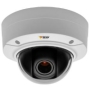 AXSP3215VE Day/night fixed dome with a discreet, dust and IK08 vandal-resistant indoor casing. Varifocal 3-10.5 mm P-Iris lens, remote focus and zoom. Multiple, individually configurable H.264 and