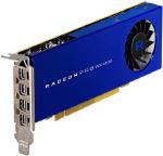 AMD PCIE Radeon Pro WX4100, 4GB DDR5, 4H (4x mDP), Single Slot, Half Length, Low Profile
