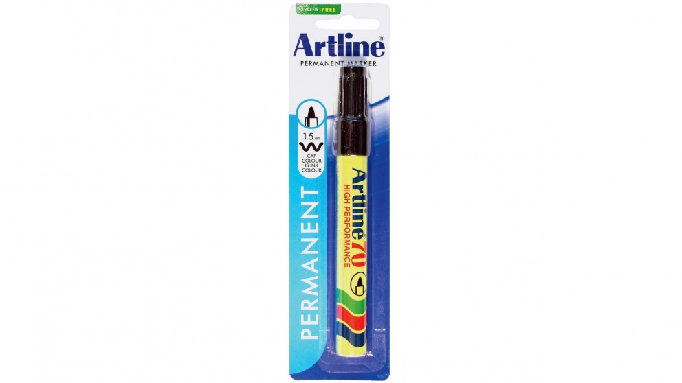 Artline 70 Permanent Marker - Black