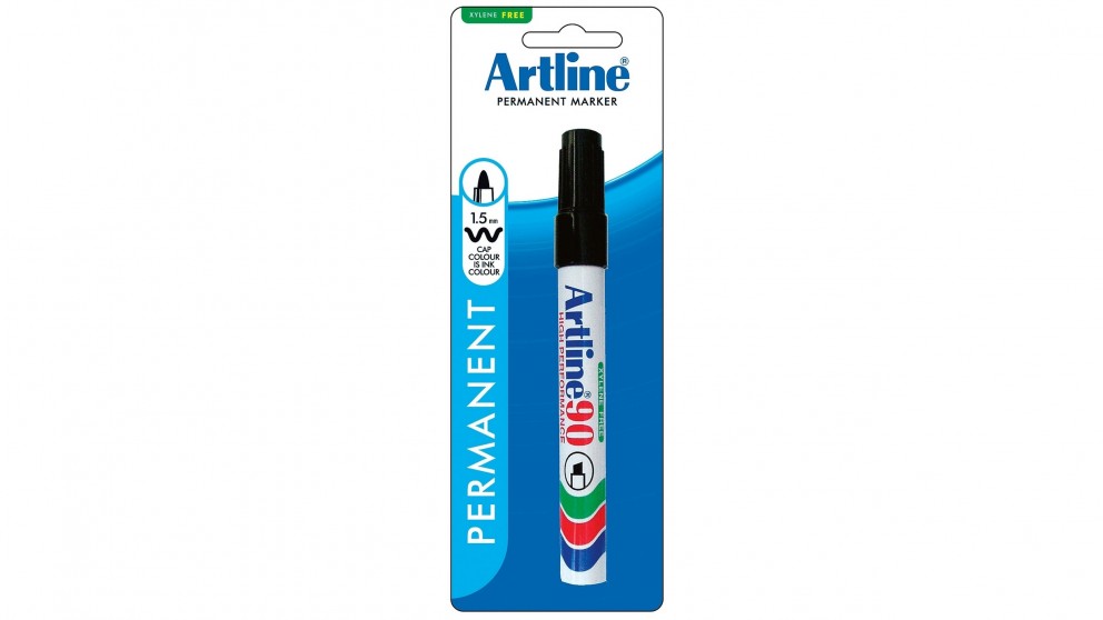 Artline 90 Permanent Marker - Black