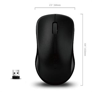 RAPOO 1620 2.4G Wireless Entry Level Mouse Black