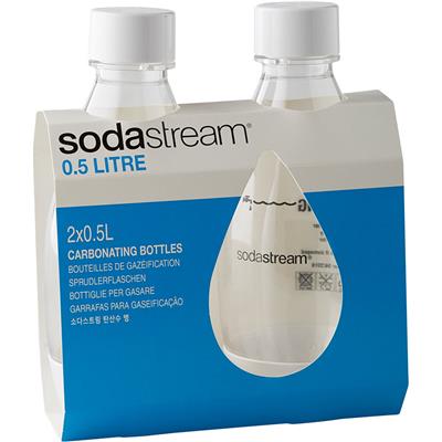 SodaStream 0.5L Fuse Bottle Twin Pack - White