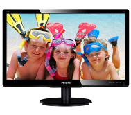 Philips Monitor 19.5" 16:9 LED, 200V4LSB, 1920x1080, Input: VGA/DVI, VESA, 3YR Warranty