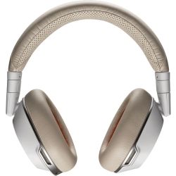 PLANTRONICS VOYAGER 8200 UC B8200 WHITE STEREO ANC BLUETOOTHHEADSET W/USB DONGLE & 3.5MM