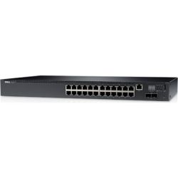 DELL N1524P 24PORT L3 LITE, MANAGED SWITCH, POE+(24), 10GBE SFP+(4), STACK(4), 3Y PRO+