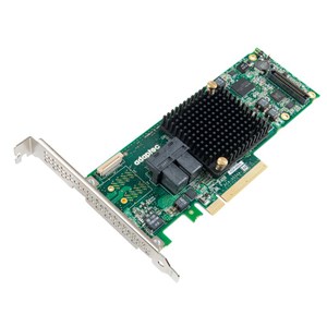 Adaptec 12GB/S ROC, PCIG3, Hybrid RAID 0, 1, 1E, 5, 6, 10, 50, 60, 8INT Port, 2x SFF-8643 Connector, 1GB cache, MD2 Low Profile