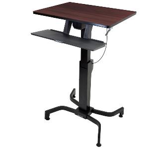 Workfit-PD Sit-Stand Desk Walnut