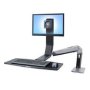 WorkFit-A Single LD Sit-Stand Workstation