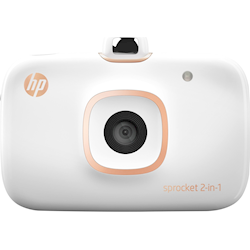 HP Sprocket 2-in-1 Photo Printer - White