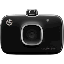 HP Sprocket 2-in-1 - Black and Silver
