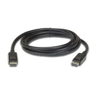 Aten 2M DisplayPort Cable Support 4K UHD, up to 3840x2160 @ 60Hz. 28 AWG Copper wire construction for high-definition Media Connections