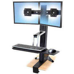 WorkFit-S Sit-Stand Workstation for Dual Monitors