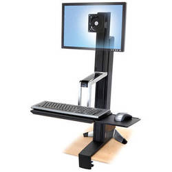 WorkFit-S LD Single LCD Sit-Stand Workstation