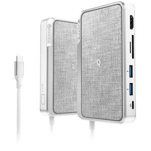 ALOGIC USB-C Ultra Dock WAVE 3-in-1 Charging Hub (Silver)