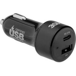 3Sixt Car Charger 27W USB-C PD - Black