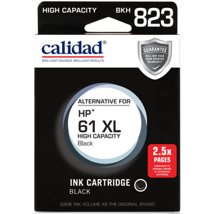 Calidad High Yield Alternative Ink Cartridge for HP 61XL (Black)