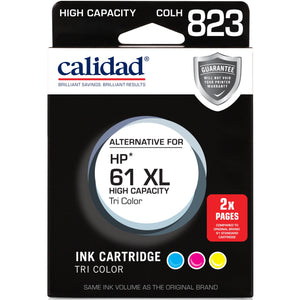Calidad High Yield Alternative Ink Cartridge for HP 61XL (Tri-Colour)