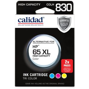 Calidad High Yield Alternative Ink Cartridge for HP 65XL (Tri-Colour)