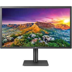 LG 24MD4KL 24 UltraFine 4K IPS Monitor with macOS Compatibility