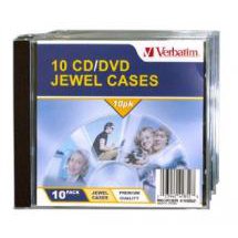 Verbatim 41852 CD/DVD Jewel Cases (10PK)