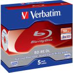 Verbatim 43760 BD-RE DL 50GB 2X 5PK JC