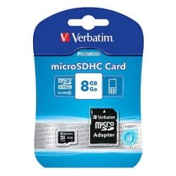 8GB 44081 microSDHC Class 10 Premium Memory Card with Adapter