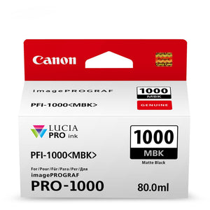 Canon PFI-1000MBK Ink Cartridge (Matte Black)