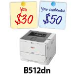 Oki B512DN Mono Laser Printer