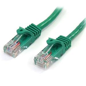 1m Green Snagless UTP Cat5e Patch Cable