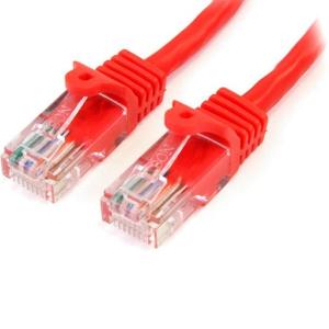 2m Red Snagless UTP Cat5e Patch Cable