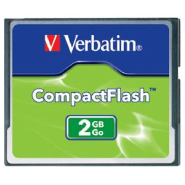 Verbatim 47012 2GB Compact Flash Card