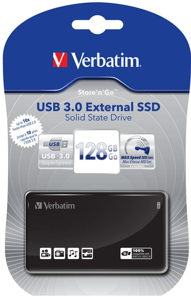 Verbatim Store'n'Go 128GB USB3.0 external SSD