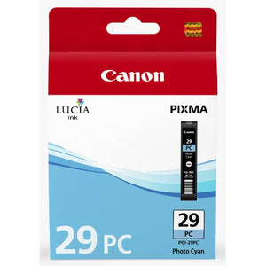 Canon Pixma PGI29PC Ink Tank for Pro-1 (Photo Cyan)