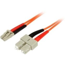 10M MULTIMODE FIBER PATCH CABLE LC - SC