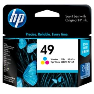 HP 51649AA No.49 Tri-colour Ink Cartridge - GENUINE