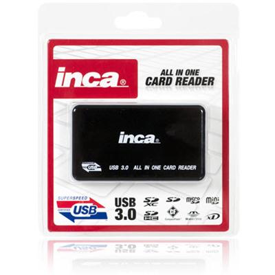 Inca CF SD mSD USB 3.0 Card Reader with Storage