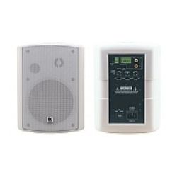 Kramer 2 x 30W RMS Powered On-Wall Speaker System with 5.25'' Base Driver and 70V/100V Transformer - PAIR; WHITE