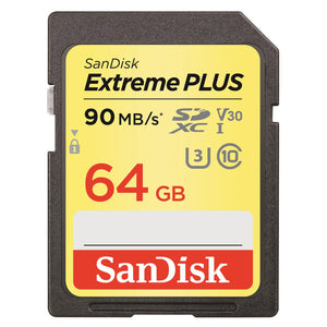 SanDisk Extreme Plus SDXC 64GB Memory Card