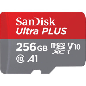 SanDisk Ultra Plus microSDXC 256GB 130MB/s Memory Card