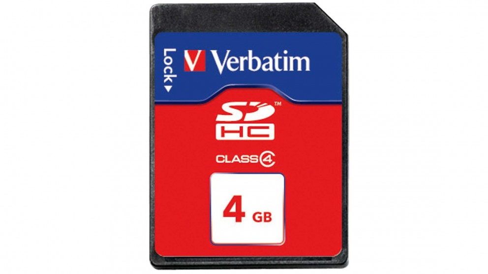 Verbatim 62711 4GB SDHC Card Class 4
