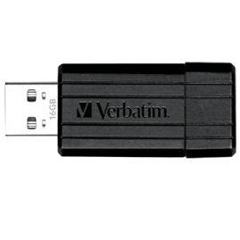Verbatim Store'n'Go Pinstripe USB Drive 16GB (Black)