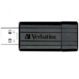 Verbatim Store'n'Go Pinstripe USB Drive 32GB (Black)
