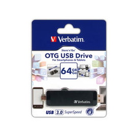 Verbatim Store'n'Go OTG USB 3.0 Drive 64GB Black