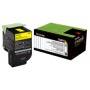 Lexmark 70C8XYE 708XYE Yellow Extra High Yield Corporate Toner Cartridge, 4K, CS510