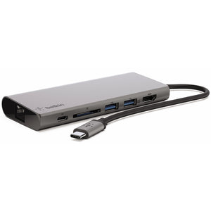 Belkin USB-C Multimedia Hub with Power Pass Thru Technology