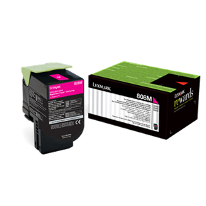 Lexmark 808M Magenta Toner - 1,000 pages