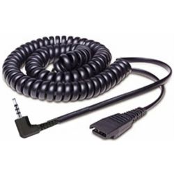 Cords Cord - QD to 2.5mm  2m Curly To suit certain Panasonic Phones and most DECT handsets